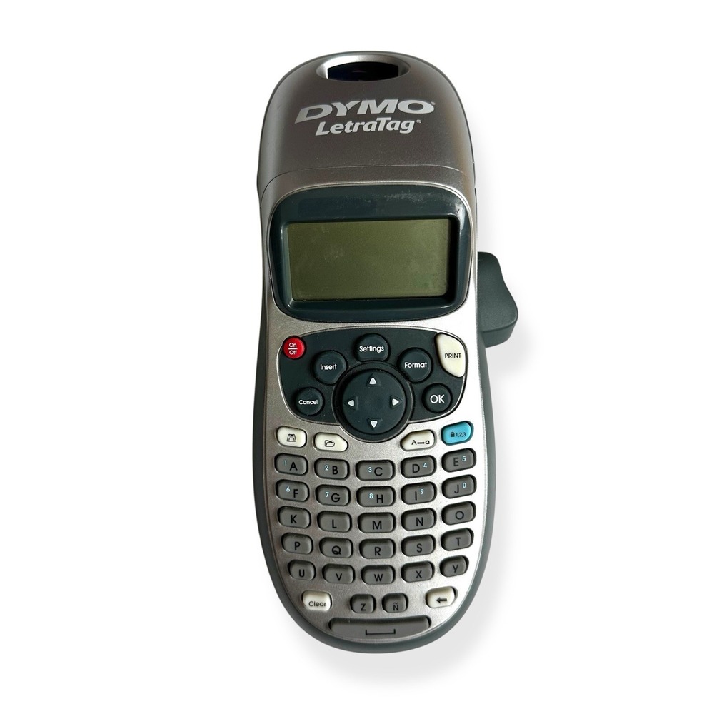 DYMO LetraTag LT-100H Blue Handheld Label Maker Office Home Business‎ - Tested